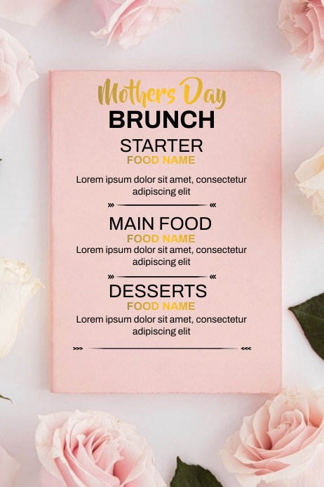 Mother’s Day brunch Template | PosterMyWall