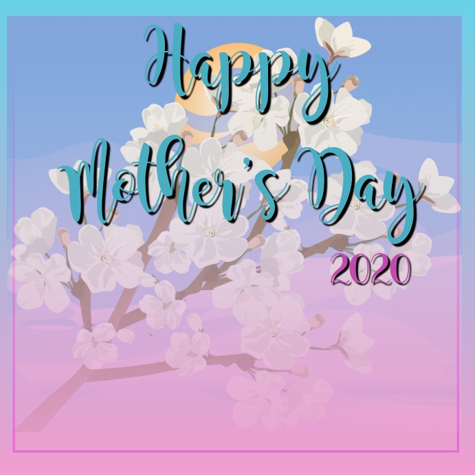 Mother’s Day Cherry Blossom Festival 2020 Instagram Post template