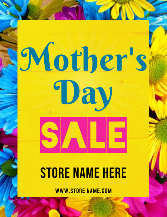 Mother’s Day Sale Flyer Template PosterMyWall