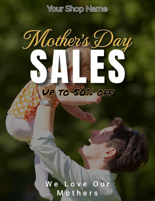 Mother’s Day Sales Template PosterMyWall