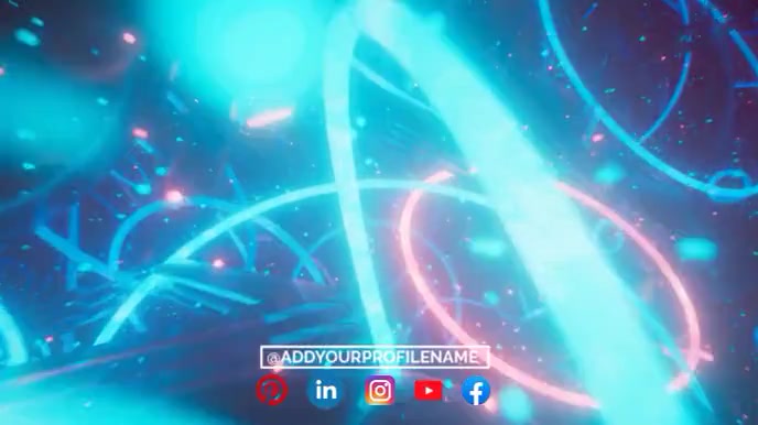 Motion Graphic 数字显示屏 (16:9) template