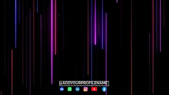 Motion graphics Digitalanzeige (16:9) template