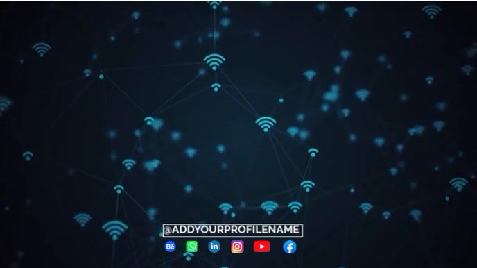 Motion graphics Digital na Display (16:9) template