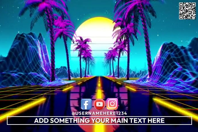 Motion Graphics Poster template