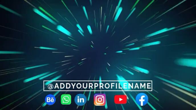 motion graphics 数字显示屏 (16:9) template