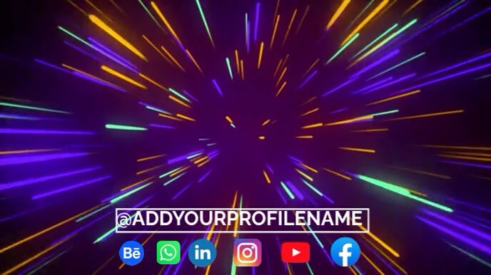 motion graphics 数字显示屏 (16:9) template