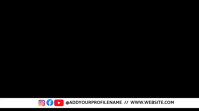 Black Abstract Neon Digital Wallpaper Digital na Display Template