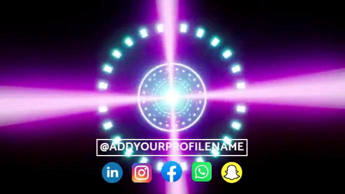 motion graphics Digital Display (16:9) template