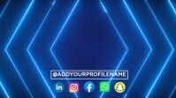 motion graphics Ecrã digital (16:9) template