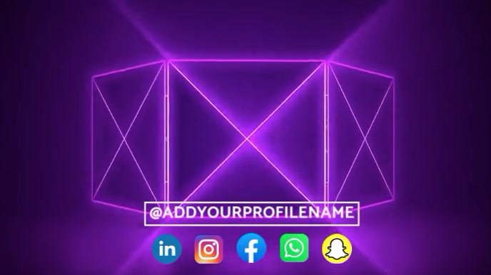 motion graphics Ecrã digital (16:9) template