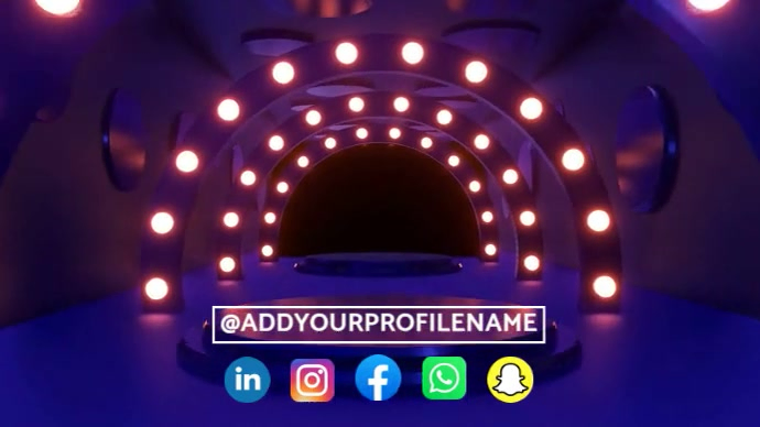 motion graphics Affichage numérique (16:9) template