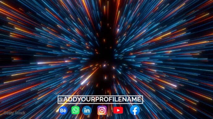 motion graphics Digitalanzeige (16:9) template