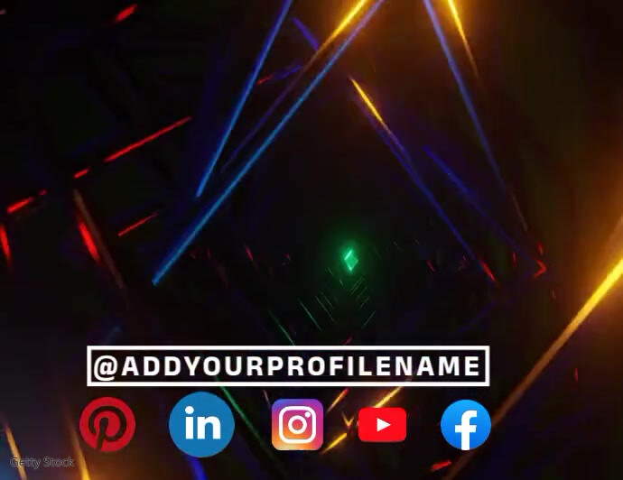 Motion Graphics Flyer (US Letter) template