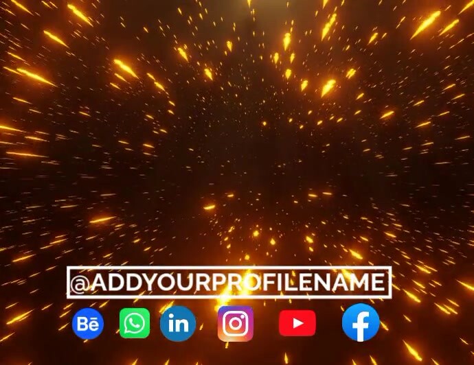 motion graphics ใบปลิว (US Letter) template