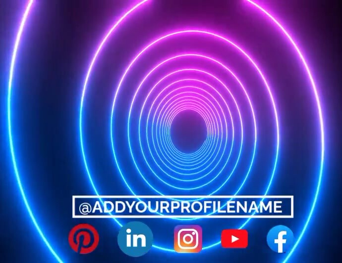 motion graphics Flyer (US Letter) template