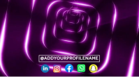 motion graphics 数字显示屏 (16:9) template