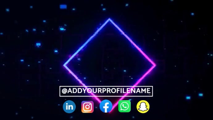 motion graphics Digital Display (16:9) template