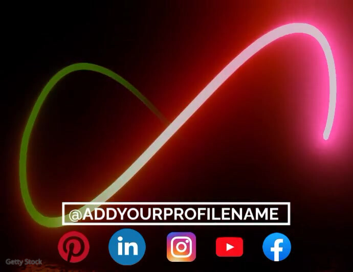 motion graphics Volantino (US Letter) template