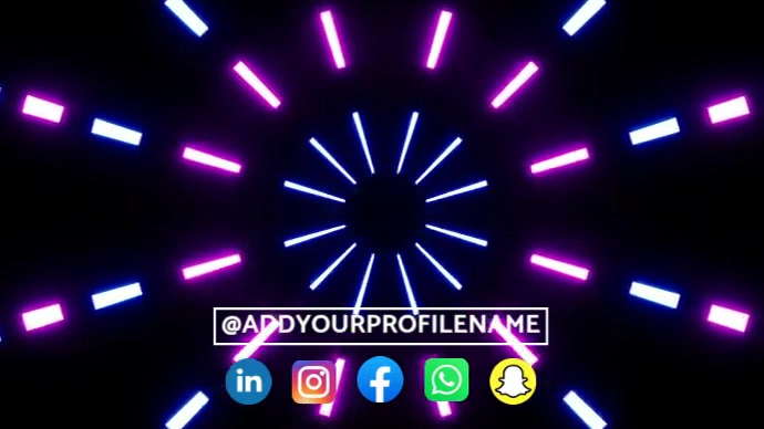 motion graphics Digital Display (16:9) template