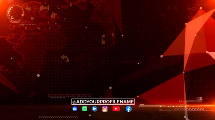 Motion graphics Digitalt display (16:9) template