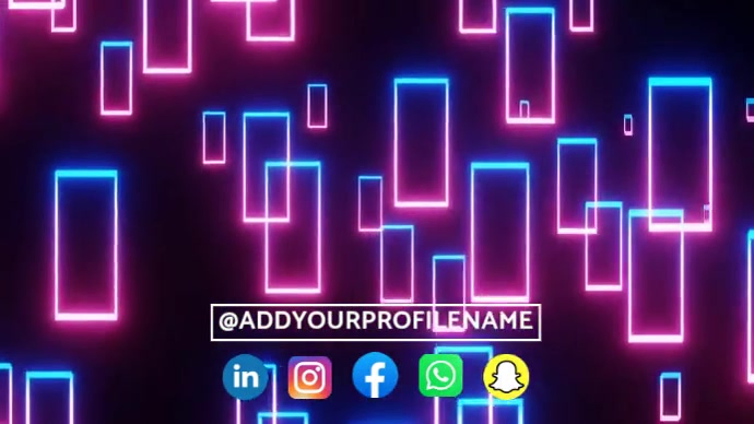 motion graphics Digitalanzeige (16:9) template