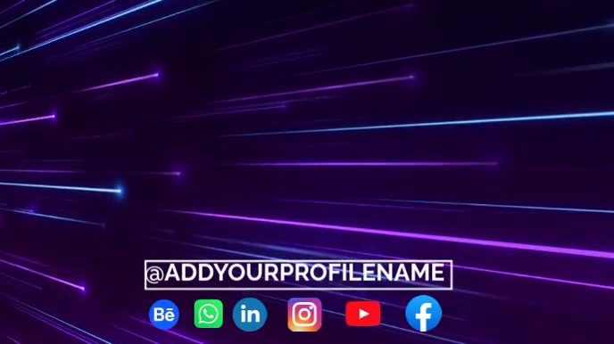 motion graphics 数字显示屏 (16:9) template