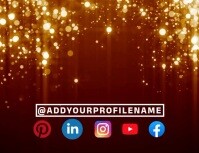 Czerwony Social Media Promotion Flyer Template