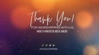 motion graphics for church Digital Display (16:9) template