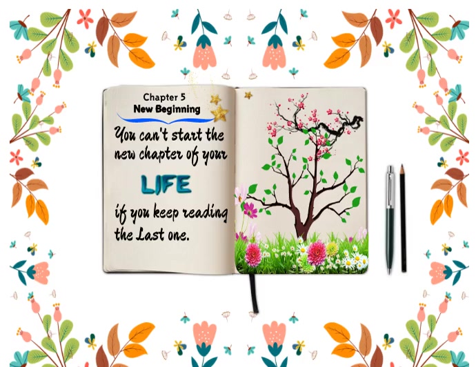 Motivation , New Chapter ,Life Template | PosterMyWall