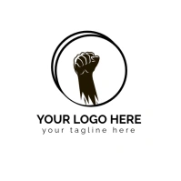 Motivation logo/ strength logo/ united logo template