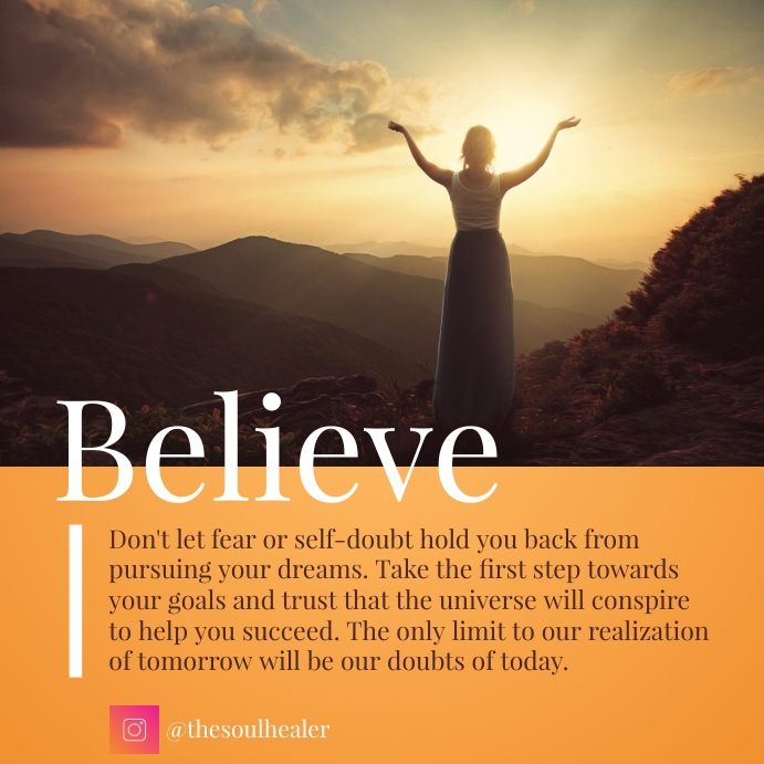 MOTIVATION QUOTE POST Template | PosterMyWall