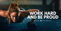 Motivation Quotes Sport Fitness Woman Power ภาพที่แชร์บน Facebook template