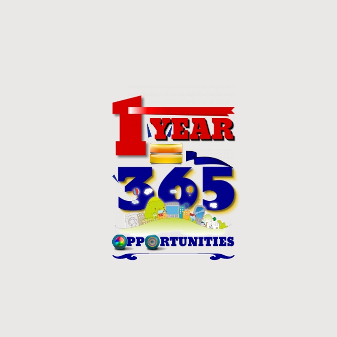 Motivational 1 Year 365 Opportunities Template Postermywall Motivational 1 Year 365 Opportunities Template Postermywall