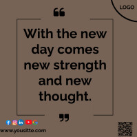 Inspirational quotes Instagram post template | PosterMyWall