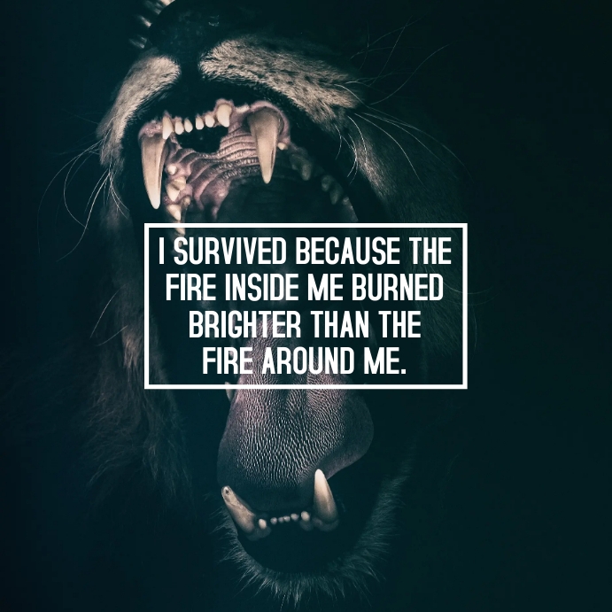 Motivation Fire Example Copy of Motivational Fire | PosterMyWall