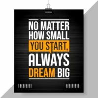Motivation flyer Template | PosterMyWall