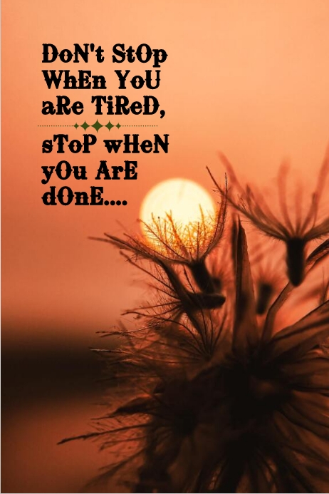 Motivational Poster Template PosterMyWall