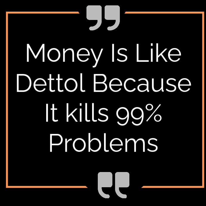 Motivational Quote about money Template | PosterMyWall
