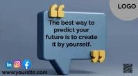 Motivational quote Publicação do Twitter template