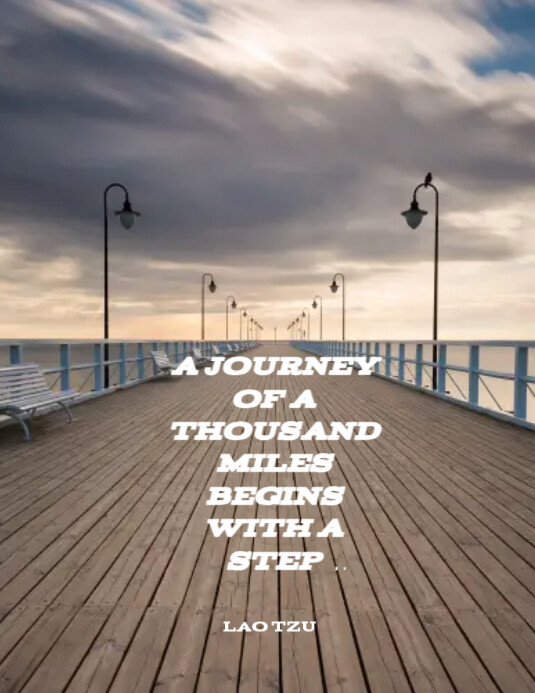 motivational quote Folheto (US Letter) template