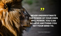 Motivational Quote US Legal template