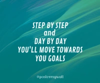 Motivational Quote Facebook Post Medium Rectangle template