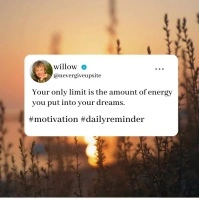 Motivational quote Instagram template