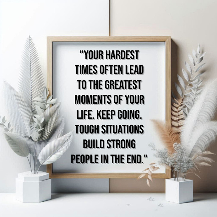 Plantilla de Motivational Quote Instagram Post | PosterMyWall