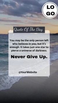Motivational Quote Template Instagram Reel