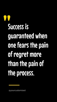 Motivational Quote Your Story template