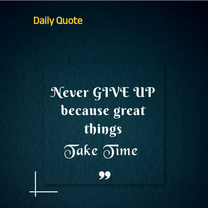 Motivational quotes Publicação no Instagram template