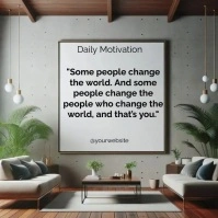 Motivational Quotes Quadrat (1:1) template