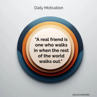 Motivational Quotes Square (1:1) template