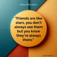 Motivational Quotes Square (1:1) template